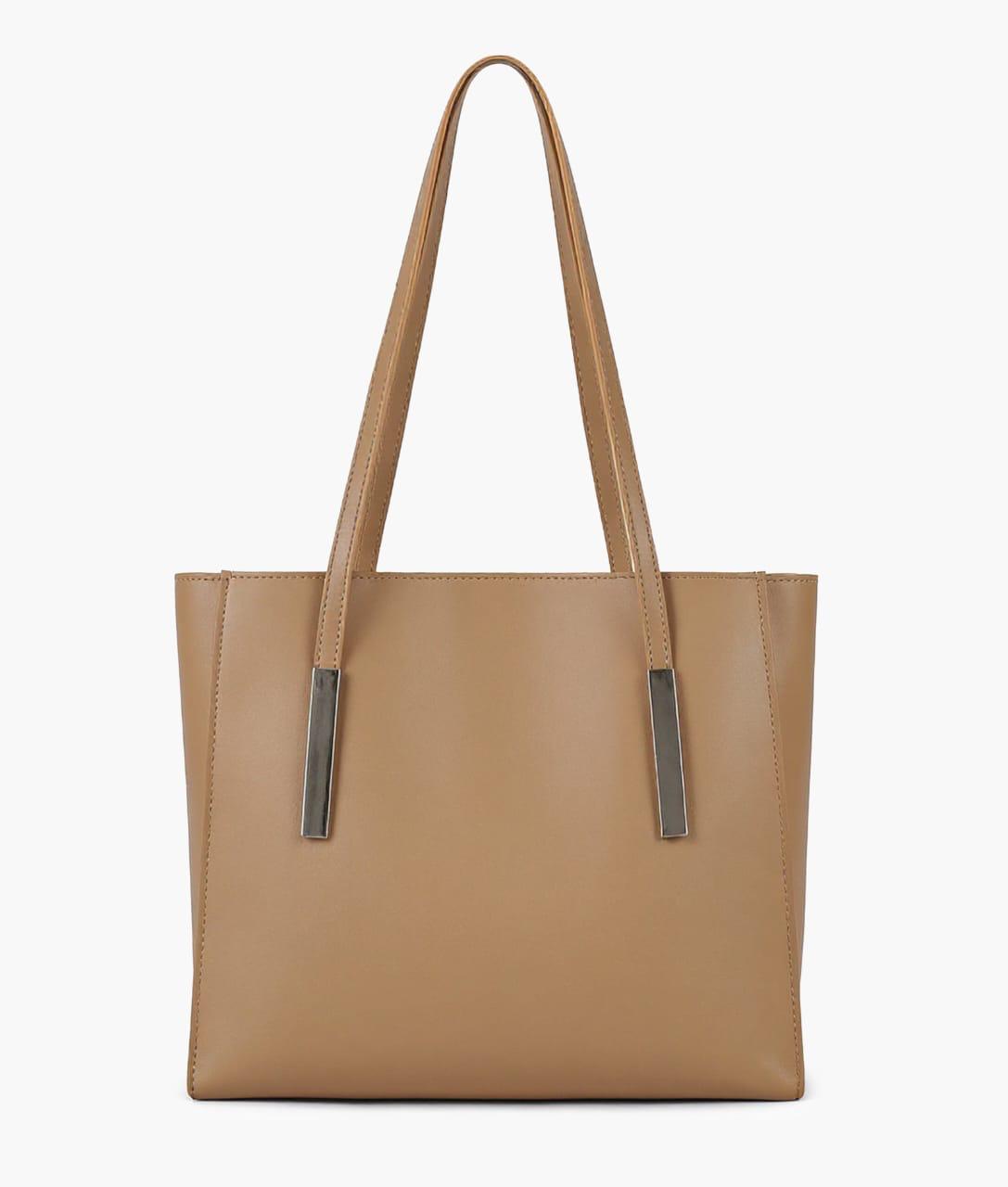 Bags by Bilal Medium Hand Bag - Dark Cream