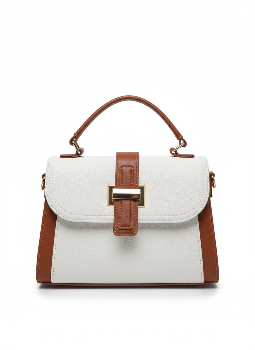 Bags by Bilal Clutch Hand Bag - White