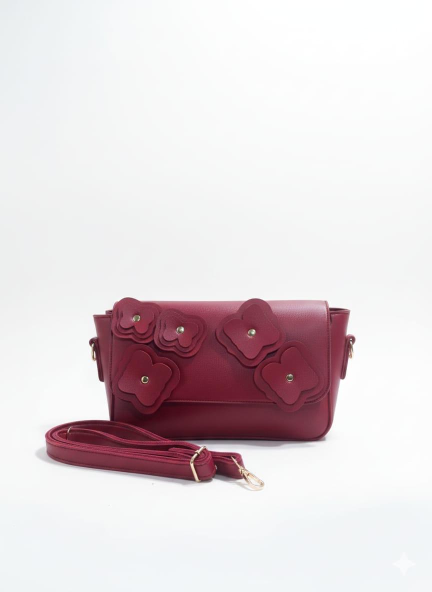 Bags by Bilal Clutch Hand Bag - Mehroon