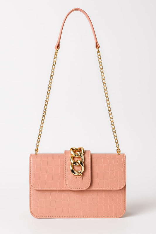 Bags by Bilal Clutch Hand Bag - Pinkish